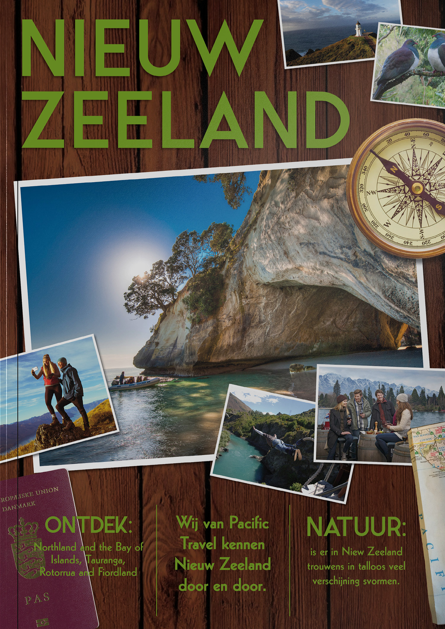 Pacific Travel's New Zealand brochure cover