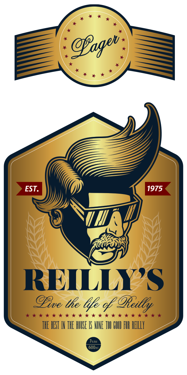 Reilly's Beer Labelling